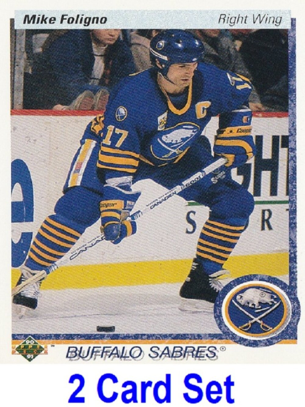 Mike Foligno Hockey Card Collection